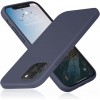 Husa iPhone 12 Pro Max, Silicon Catifelat cu Interior Microfibra, Grey